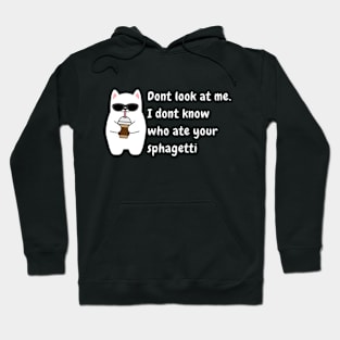 Lying cat Hoodie